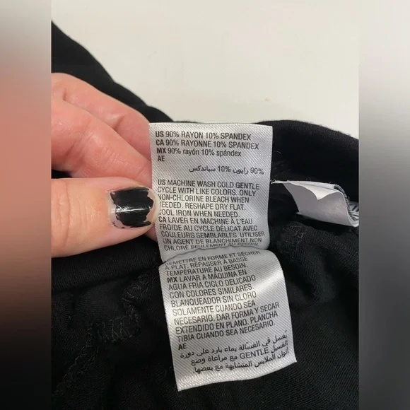 Black Biker shorts Bar II size medium - Picture 6 of 9